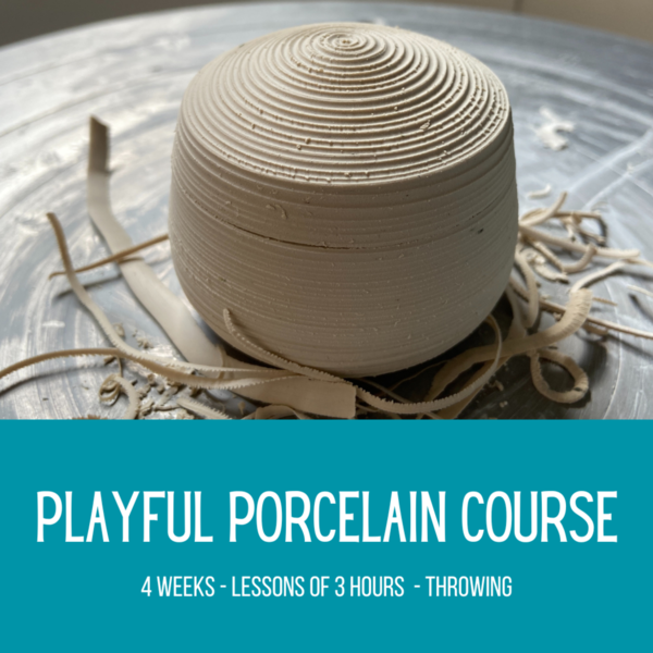 Playful Porcelain - draaien - 4x3uur - 2/11--23/11  - donderdag avond - 19:00-22:00