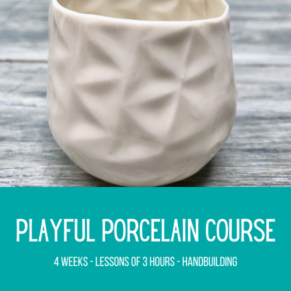 Playful Porcelain - Handvormen - 2/11t/m23/11 - 4x3uur - Thursday evening - 19:00-22:00